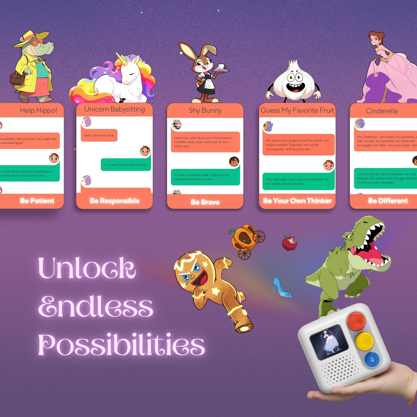 Chechirp Box, Clutter Free, Screen Free Imaginative Play.