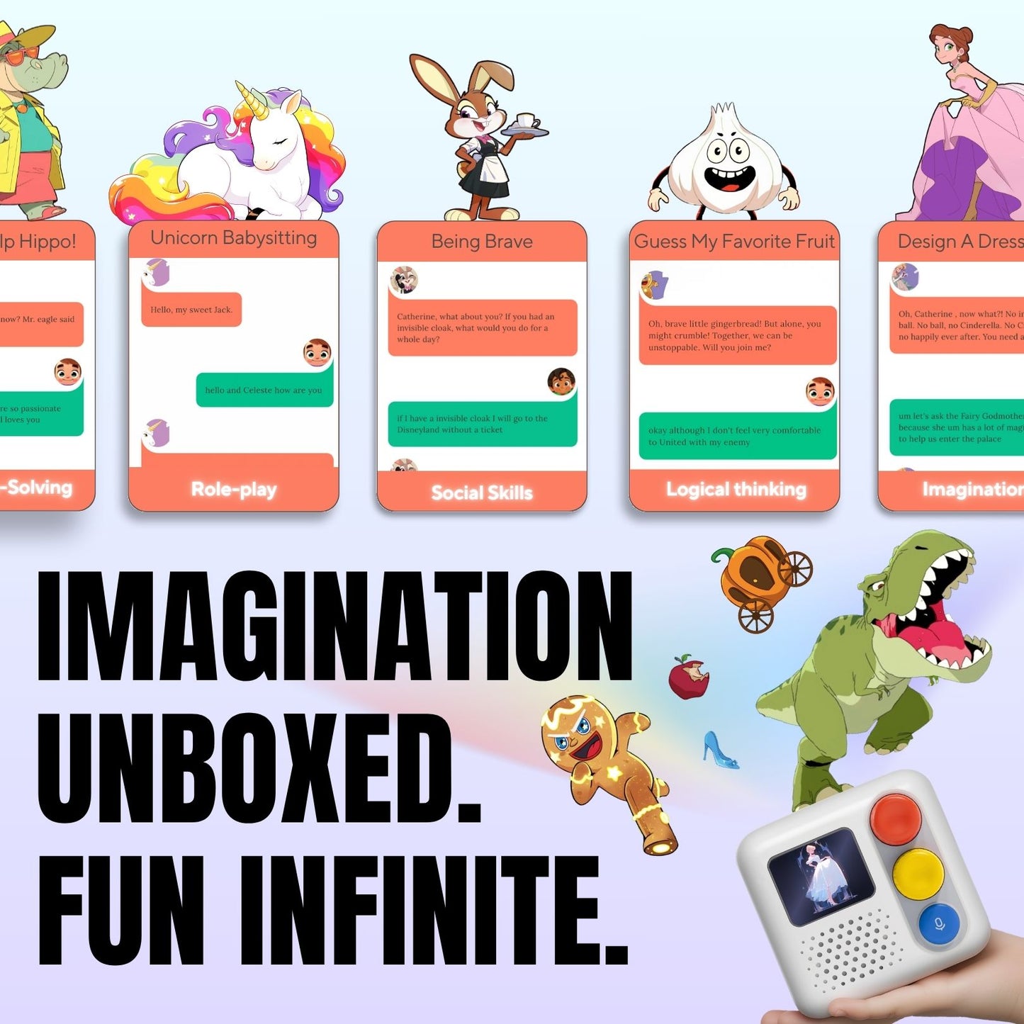 Chechirp Box, Kid-led Audio Adventures.