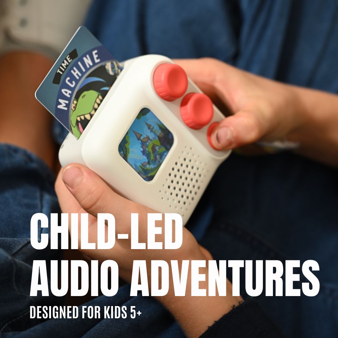Chechirp Box, Kid-led Audio Adventures.